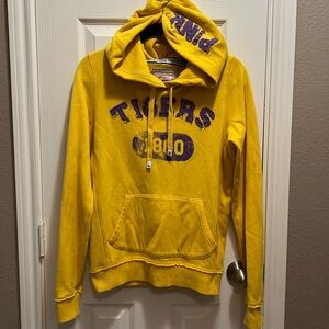 PINK Victoria’s Secret Yellow & Purple LSU Tigers Hoodie
